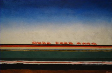 Reine Abstraktion Werke - rote Kavallerie Reiten Kazimir Malevich abstrakt